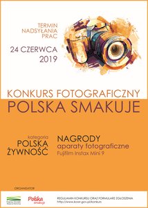 Plakat na konkurs foto Polska smakuje mini