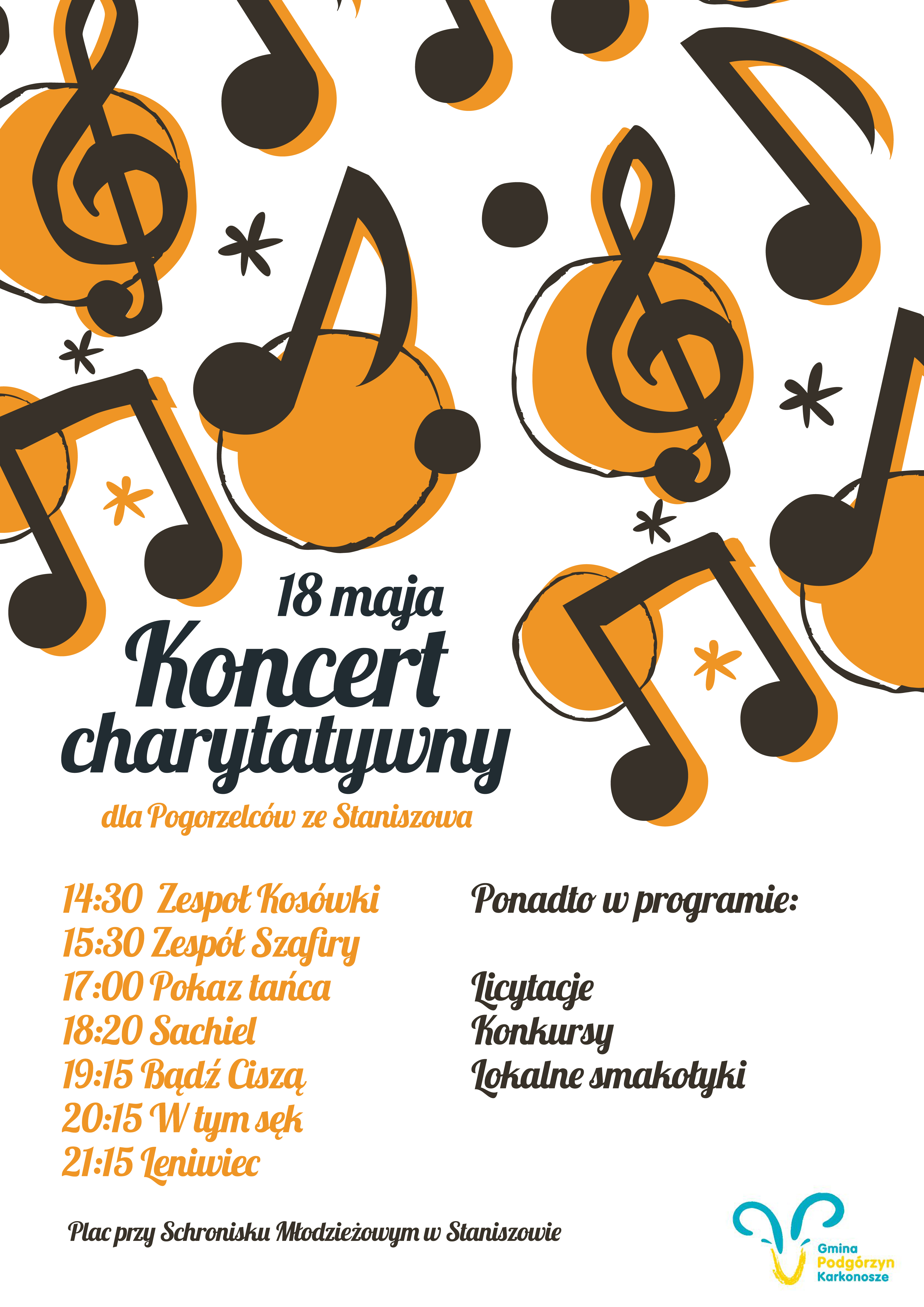 Koncert charytatywny dla pogorzelców ze Staniszowa