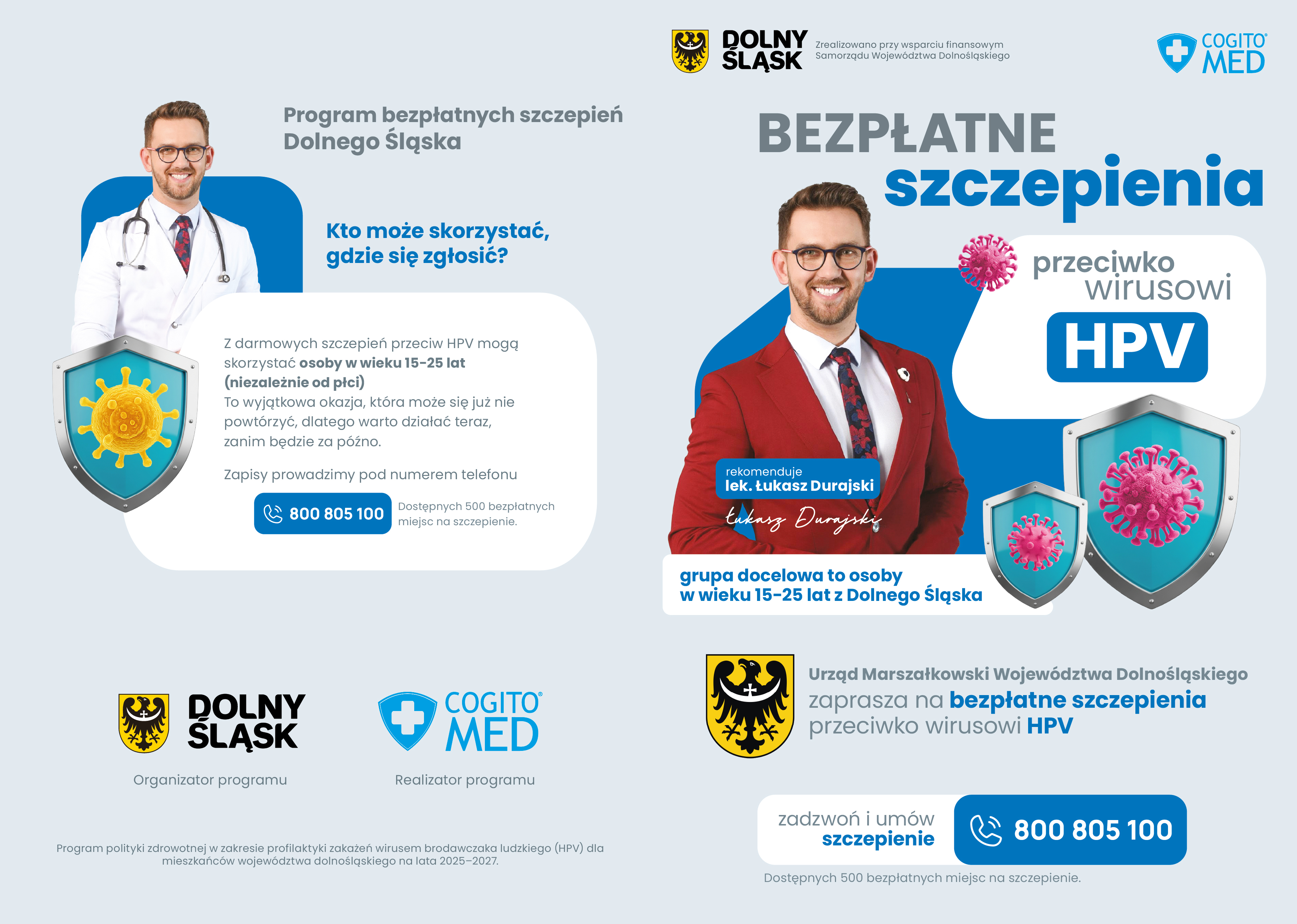 Program Profilaktyczny HPV dla Dzieci i Młodzieży 15-25 lat