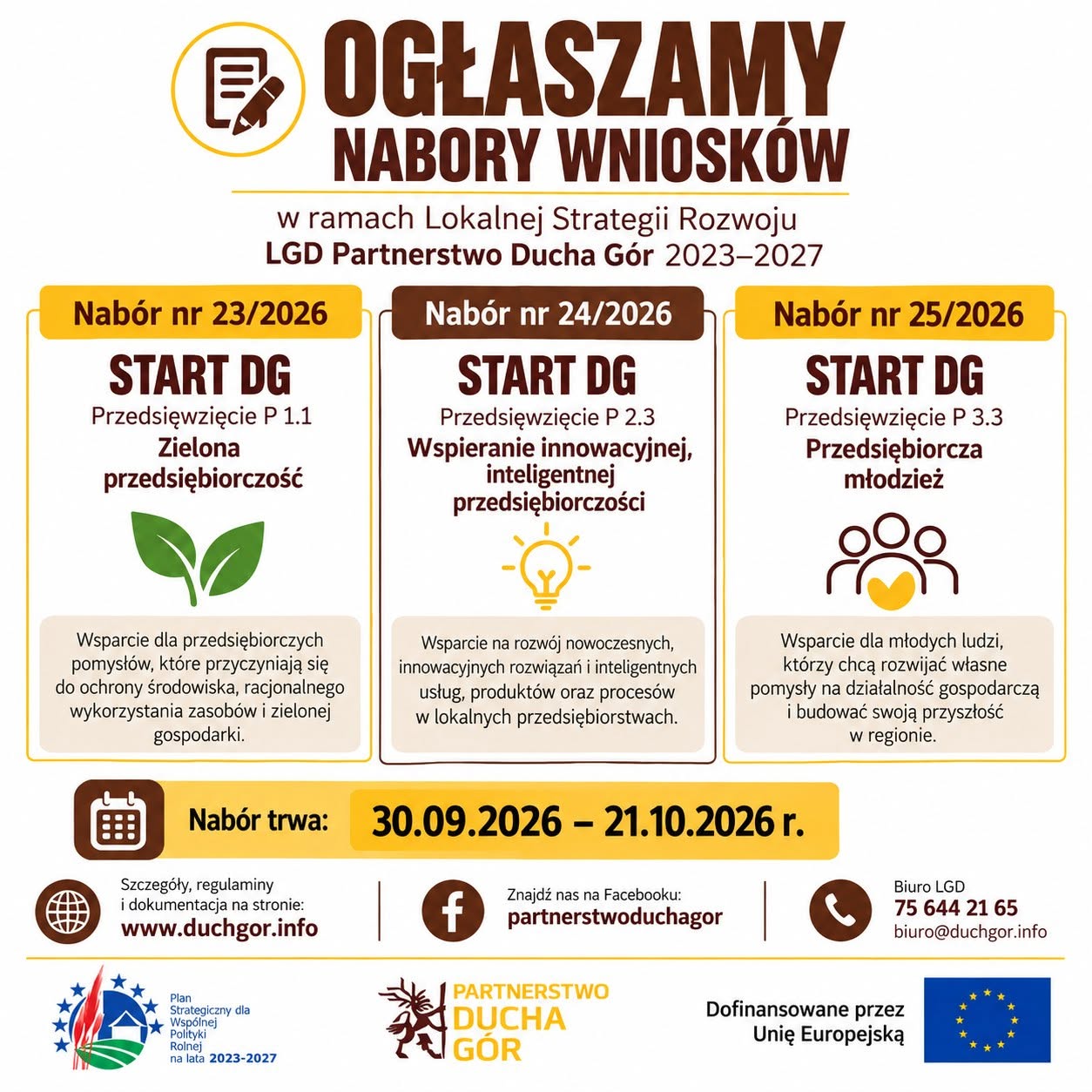 Dotacje w ramach Planu Strategicznego Wspólnej Polityki Rolnej 2023–2027