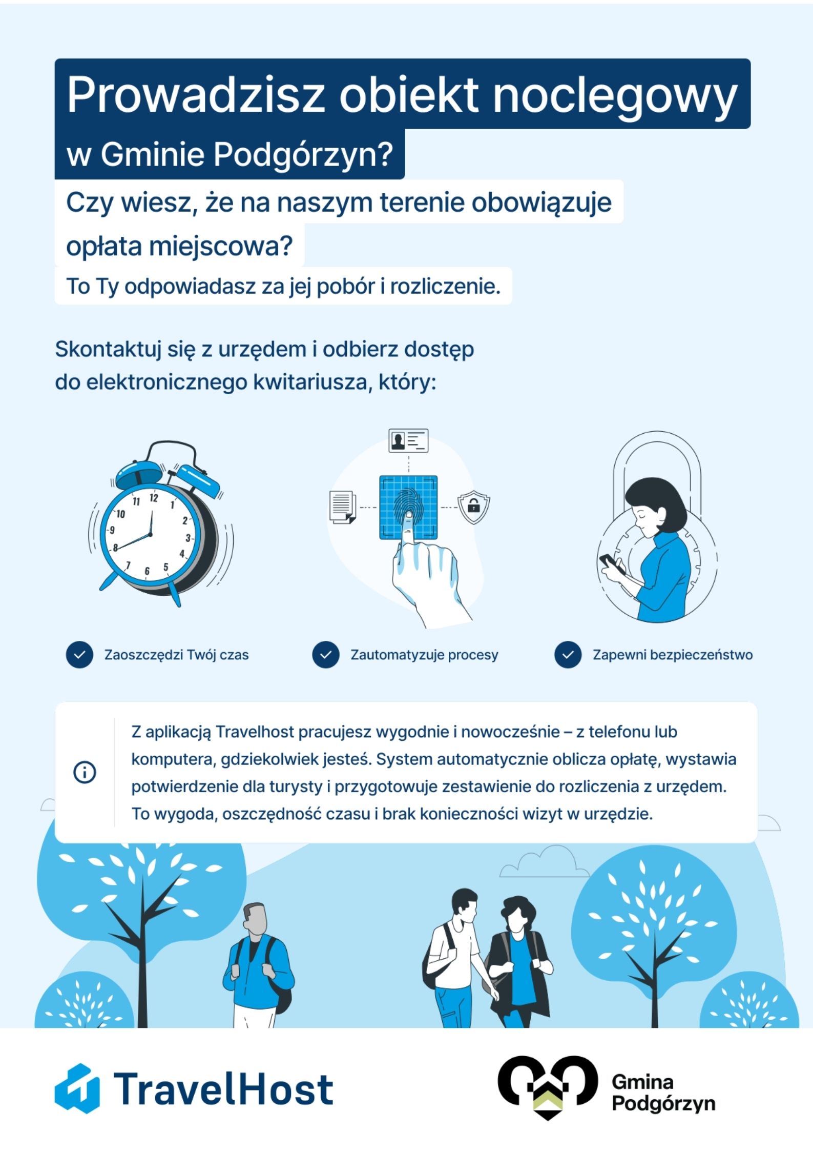 Nowy system obsługi opłaty miejscowej w Gminie Podgórzyn – Travelhost