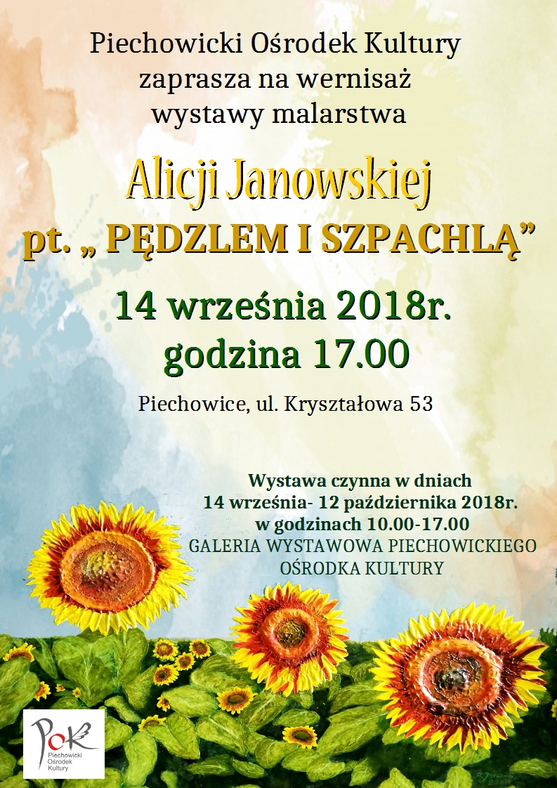 Alicja Janowska pędzlem i szpachlą